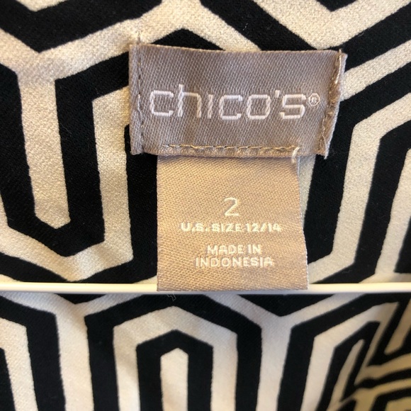 Black/white summer Chico 2 dress - Picture 2 of 6